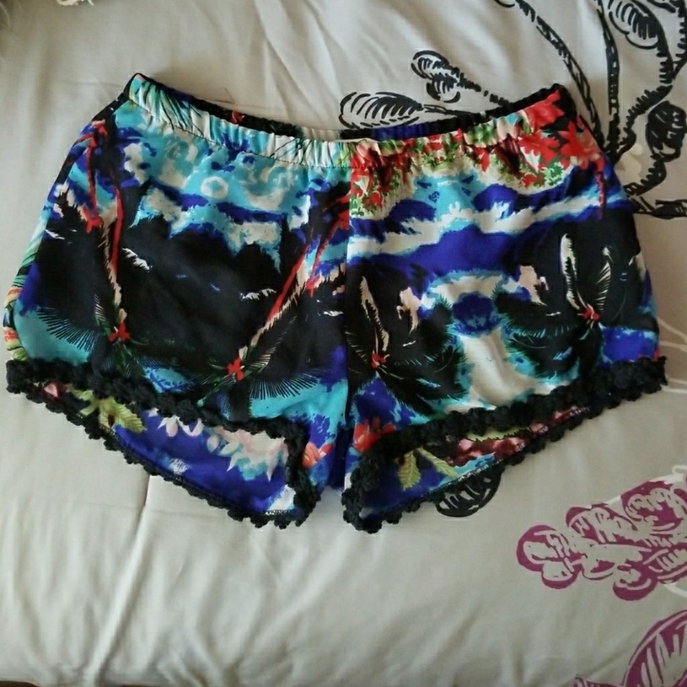Tropical Floral shorts